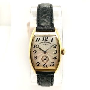 FRANCK MULLER CASABLANCA Hand Winding 25mm 18K YG Watch Skeleton Backcase